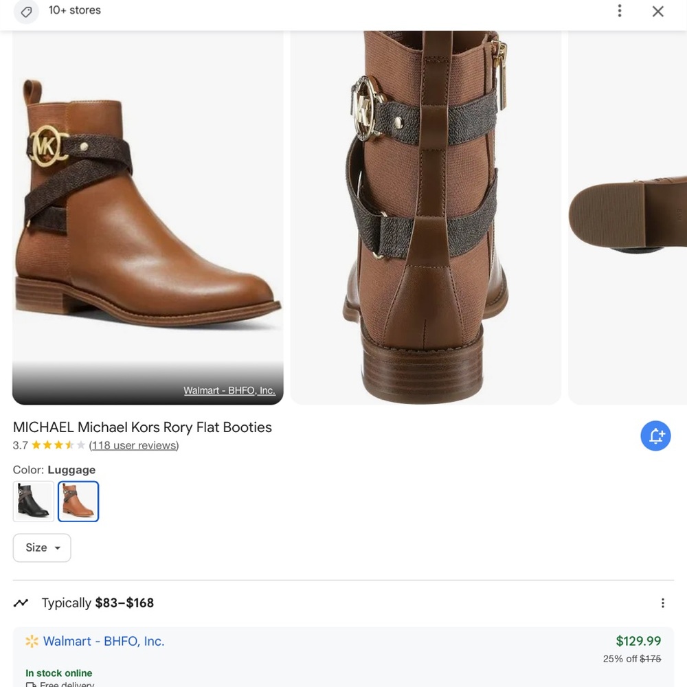 Micheal Kors Flat Booties